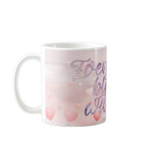 Love Blooms Pastel Heart Mug