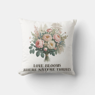 Love Blooms with Nature Cushion