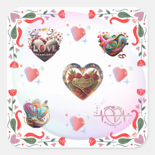Love Blossoms Sticker : Romantic Valentine's Day