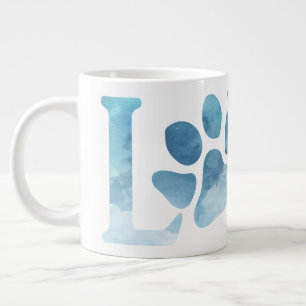 Love Blue Large Coffee Mug