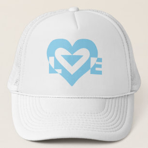 Love Blue Trucker Hat