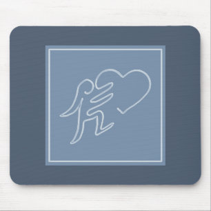 LOVE (BLUEBERRY) MOUSE MAT