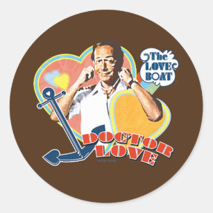 Love Boat Doctor Love  Classic Round Sticker