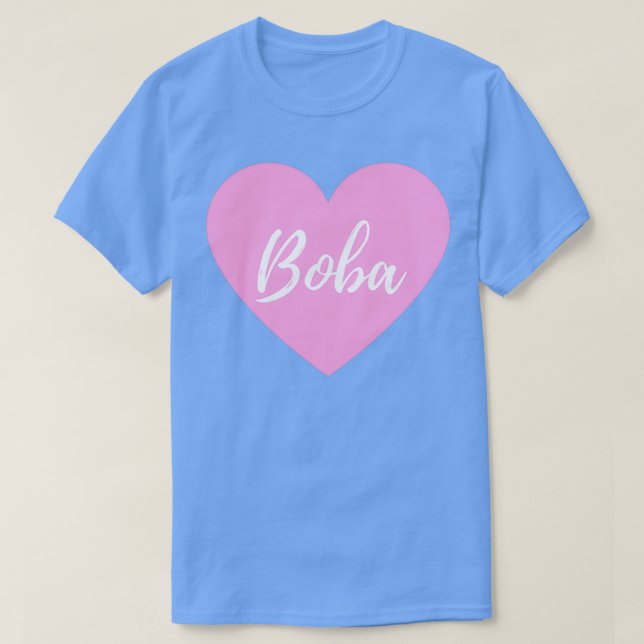 Love Boba Bubble Tea T-Shirt (Design Front)