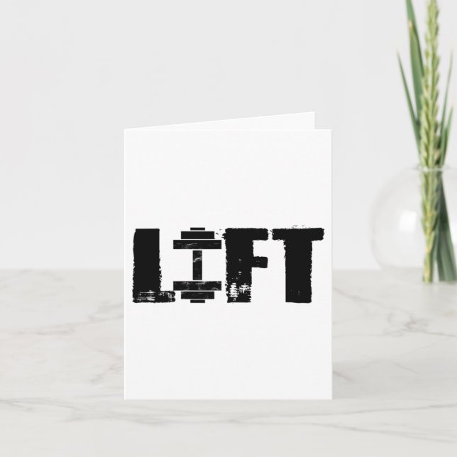 Love Bodybuilding Men Shirt Muscle Lovers For Wome Card (Front)