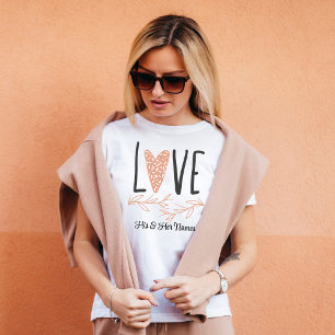 Love- Boho Heart Valentine Day T-Shirt