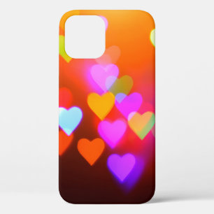 Love bokeh background iPhone 12 case