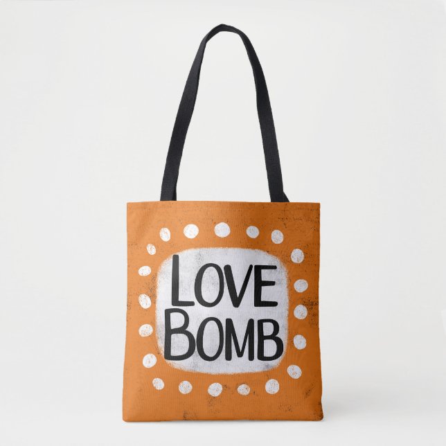 Love Bomb Tote Bag (Front)