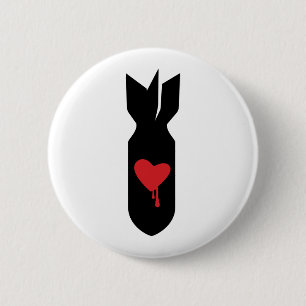 Love Bomber 6 Cm Round Badge