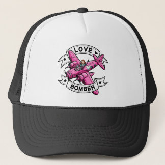 Love Bomber Pilot Pink Trucker Hat