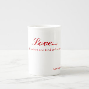 Love Bone China Mug