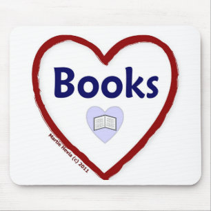 Love Books Mouse Mat