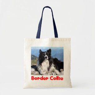 Love Border Collie Puppy Dog Tote Bag