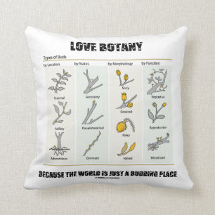 Love Botany Because The World Is Just A Budding Cushion