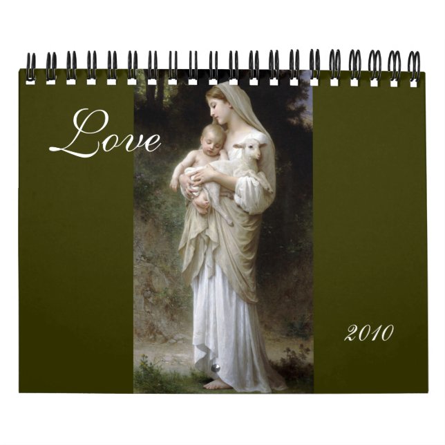 Love, Bouguereau 2010 Calendar (Cover)