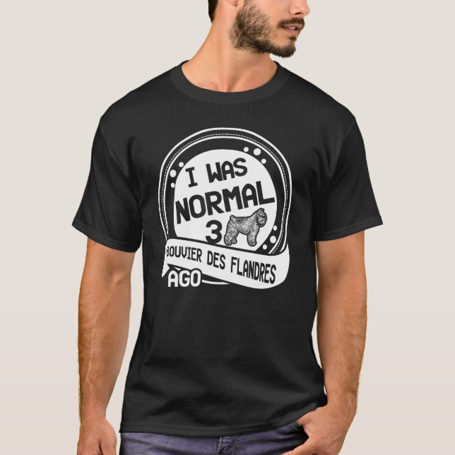love Bouvier des Flandres Funny Gift T-Shirt (Front)