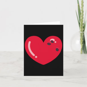 Love Bowling Byll Hearts Bowling Lover Valentine's Card