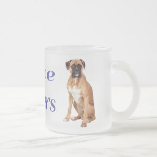 Love Boxer Puppy Dog Blue Travel  Mug Cup