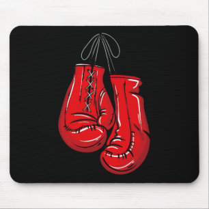 Love Boxing Gloves Illustration Gifts Boxer Gift Mouse Mat