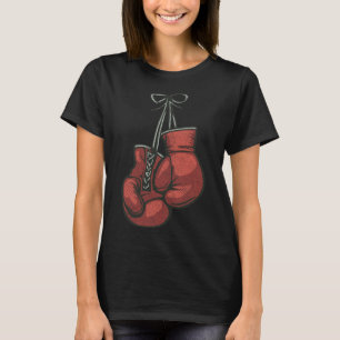 Love Boxing Gloves Retro Vintage Red Boxer Gift Mm T-Shirt
