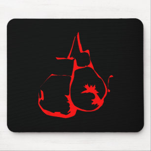 Love Boxing Men Shirt Boxing Lovers For Women Mouse Mat