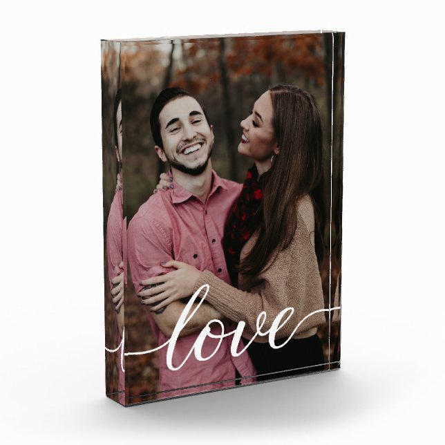 Love Boyfriend Girlfriend Custom Vertical Photo Block (Left)