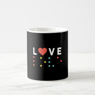 LOVE BRAILE COFFEE MUG