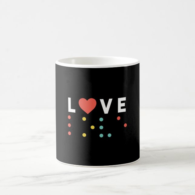LOVE BRAILE COFFEE MUG (Center)