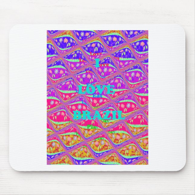 Love  Brazil.png Mouse Mat (Front)