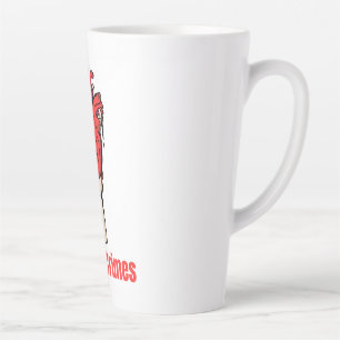 Love break up and betrayal emotional design latte mug