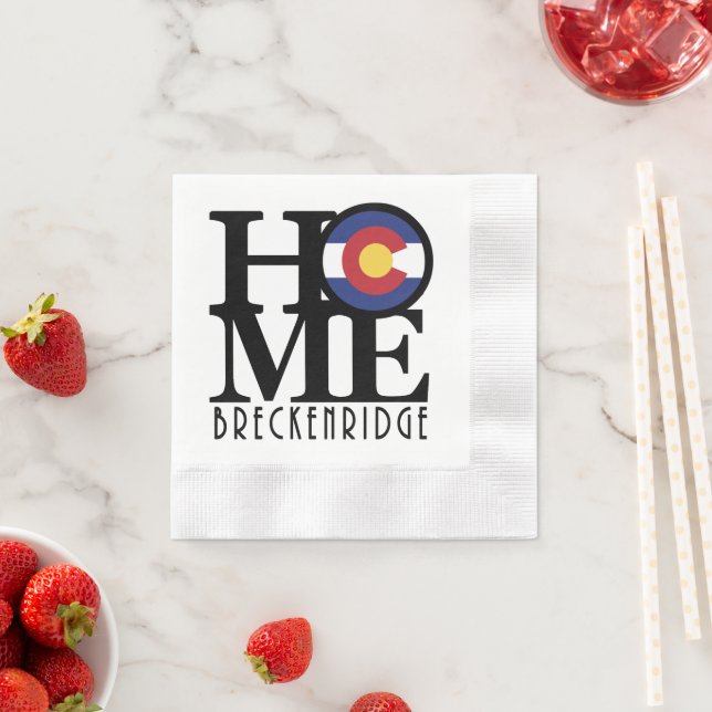 LOVE Breckenridge Colorado Napkin (Insitu)