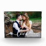 Love Bride Groom Wedding Photo Block<br><div class="desc">Love Wedding Bride and Groom Photo Block</div>