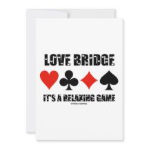 Love Bridge It's A Relaxing Game Four Card Suits