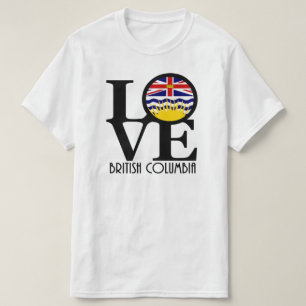 LOVE British Columbia (front print) T-Shirt