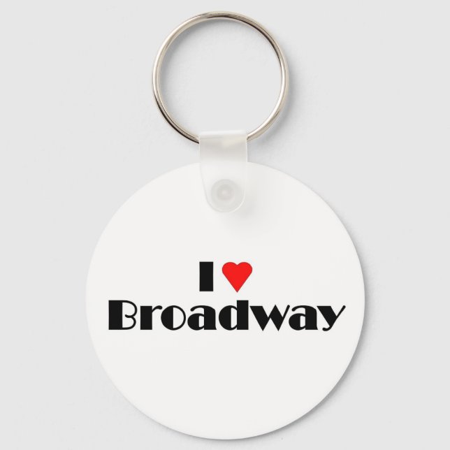 Love Broadway Key Ring (Front)