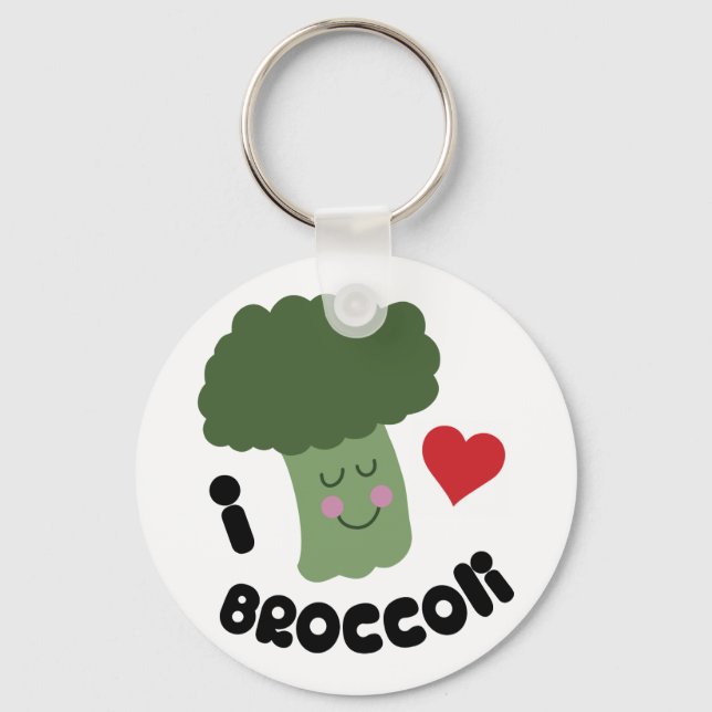 Love Broccoli Key Ring (Front)