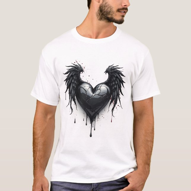 love broken angel T-Shirt (Front)