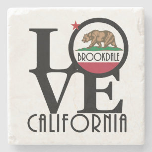 LOVE Brookdale California Stone Coaster