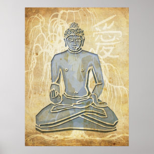 Love Buddha Poster