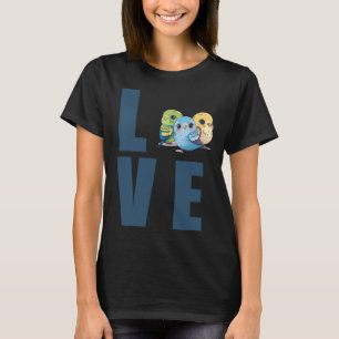 Love Budgie Mum Budgerigar Parakeet Bird 25 T-Shirt
