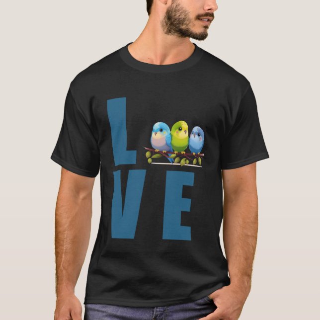 Love Budgie Mum Budgerigar Parakeet Bird Pullover  (Front)