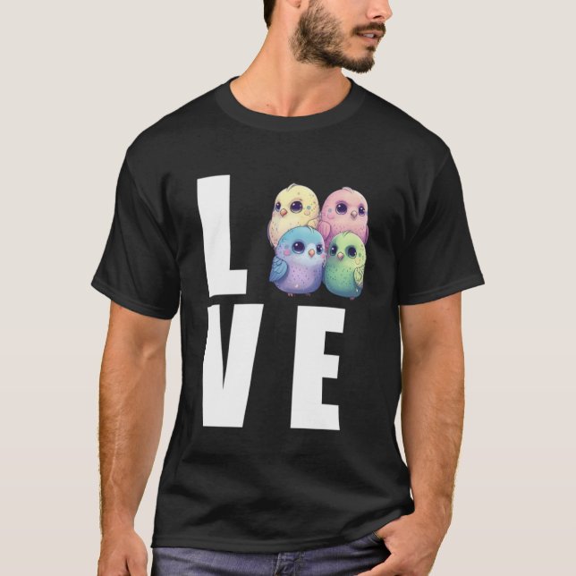 Love Budgie Mum Budgerigar Parakeet Bird Pullover  (Front)