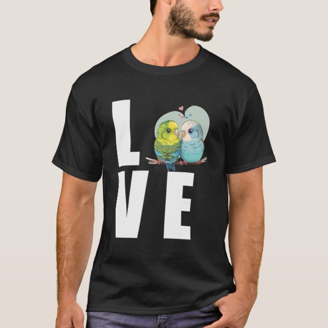 Love Budgie Mum Budgerigar Parakeet Bird Pullover  (Front)