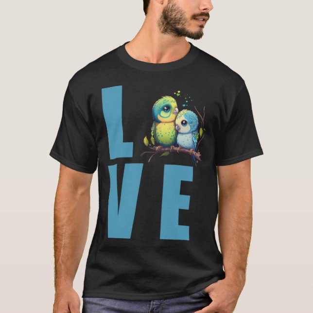 Love Budgie Mum Budgerigar Parakeet Bird Pullover  (Front)