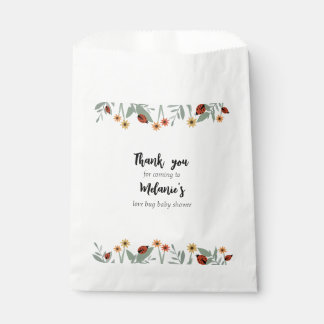 Love Bug Baby Shower Favour Bags