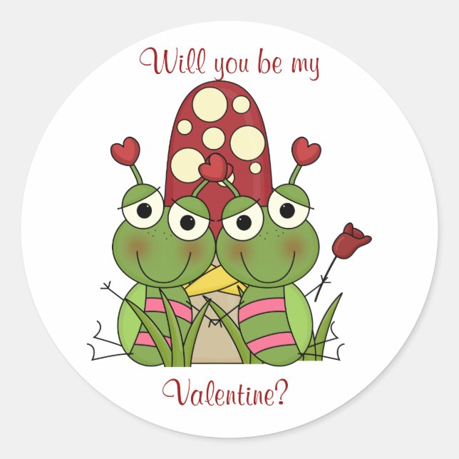 Love Bug: Be My Valentine Stickers (Front)
