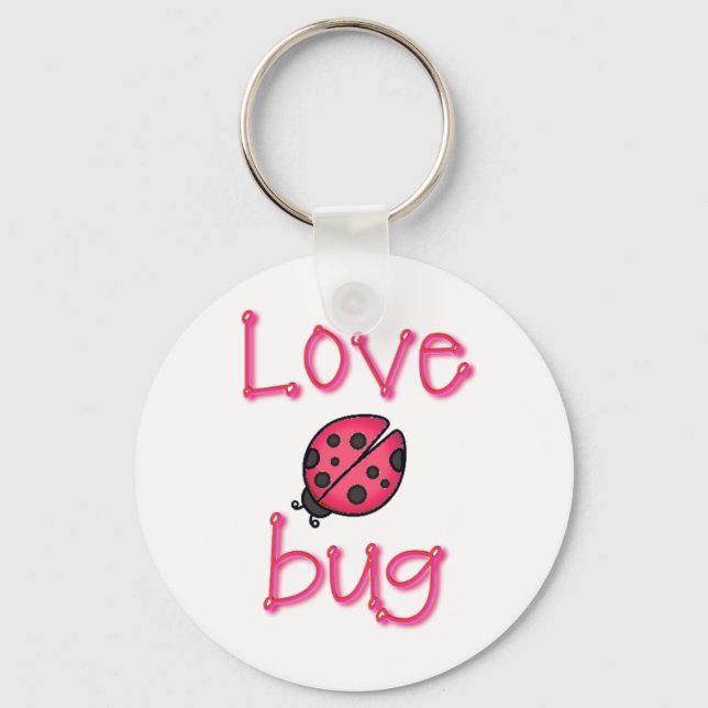 LOVE BUG by SHARON SHARPE Key Ring (Front)