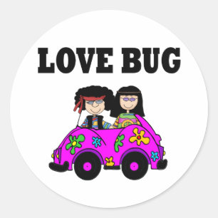 Love Bug Classic Round Sticker