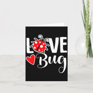 Love Bug Cute Valentine's Day Party Ladybug Card