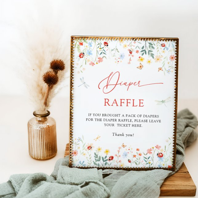 Love Bug Garden Wildflower Diaper Raffle Poster (Creator Uploaded)